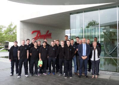 SAV Systems hosts the Academy on a visit to the Danfoss factory in Denmark